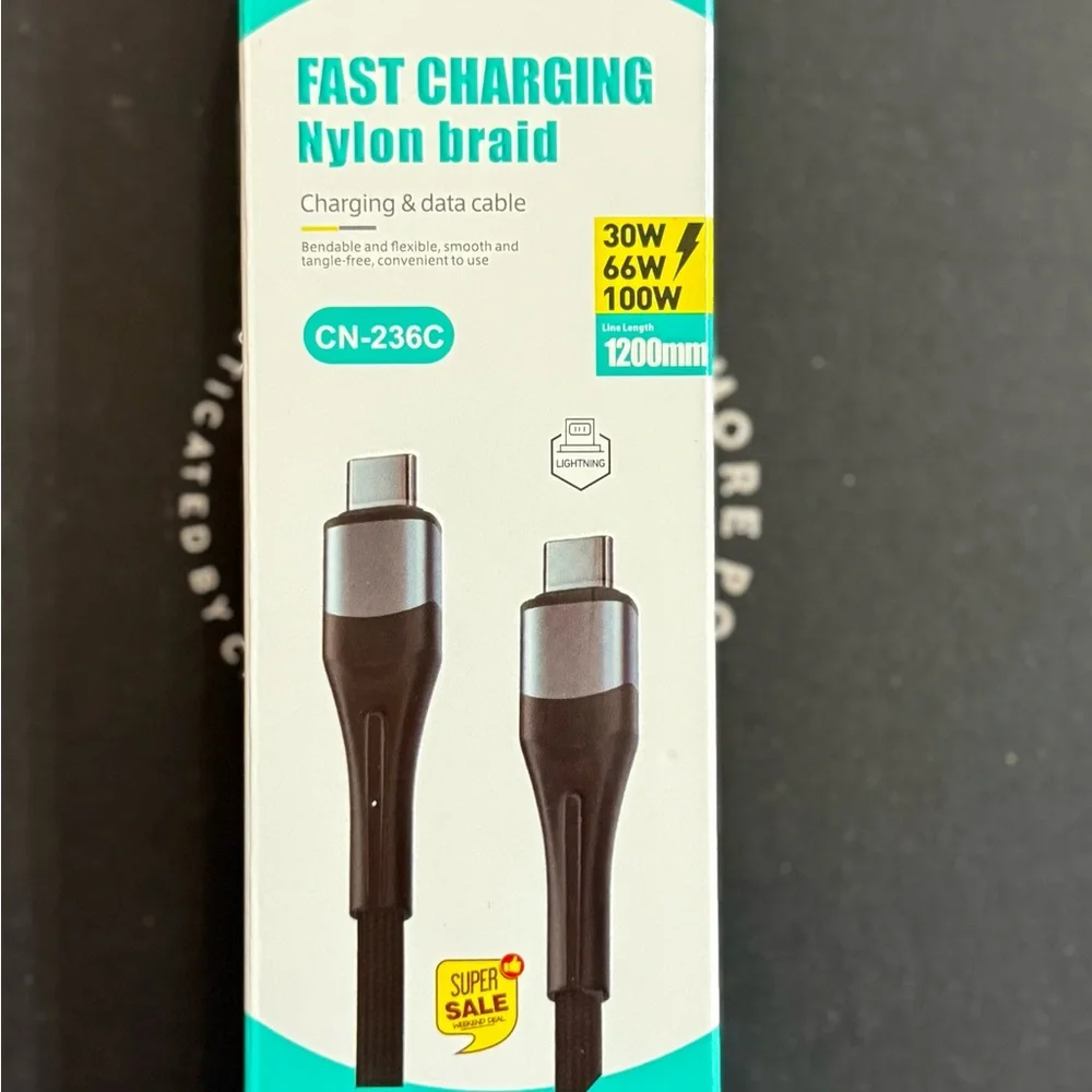 Fast Charging Nylon Braid Cable